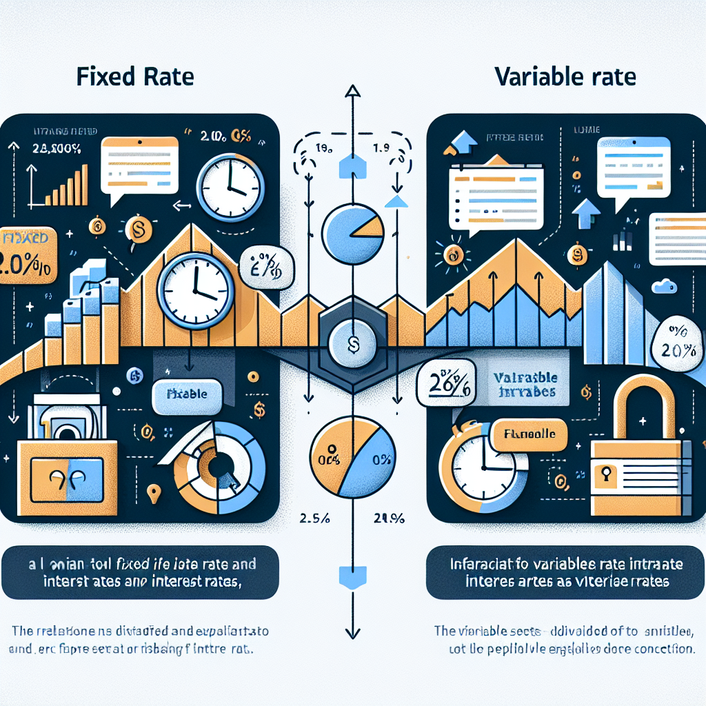 대출과 이자율의 관계: 고정금리 vs 변동금리 비교