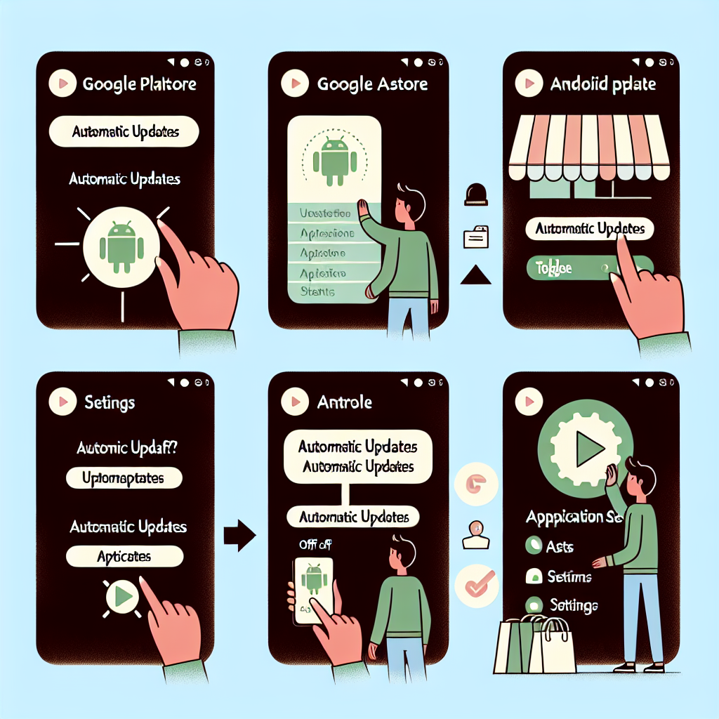 안드로이드 앱 자동 업데이트 끄는 방법 (구글 플레이스토어)