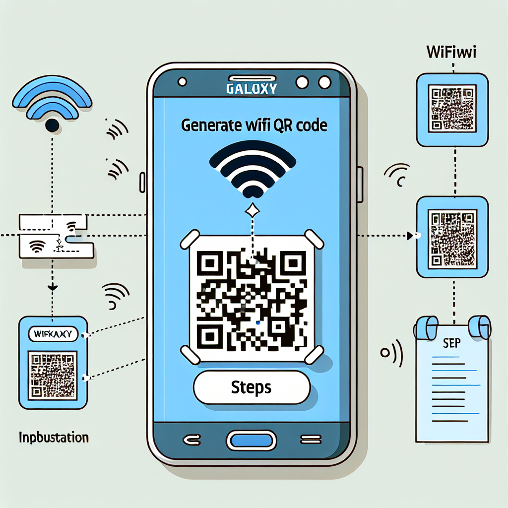 와이파이 QR코드 만들기 간단 방법 (갤럭시)