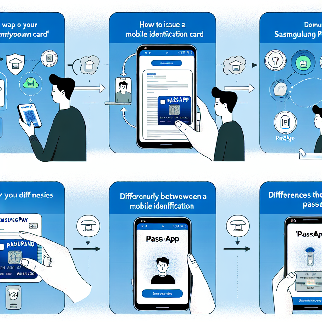 패스앱 모바일신분증 발급 방법 및 효력 (삼성페이 모바일신분증과 차이)